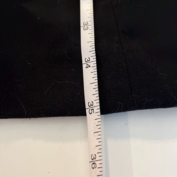 MICHAEL Kors sleeveless black dress peplum style with exposed back zipper. Sz 00 - Picture 12 of 12